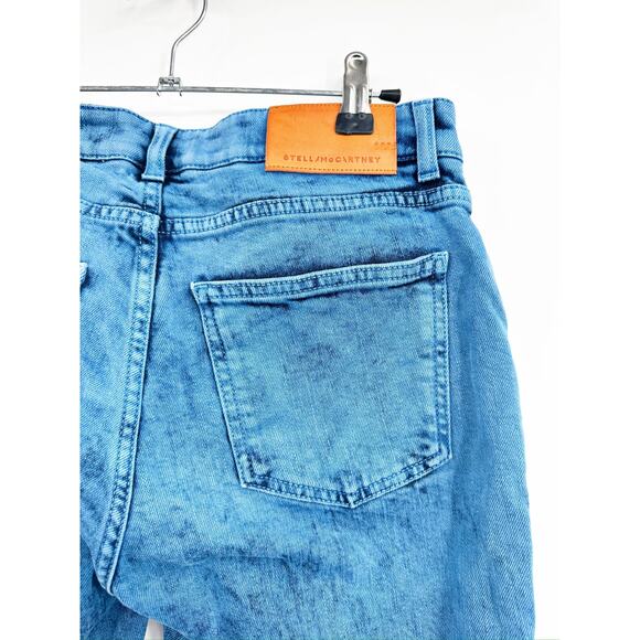 Stella McCartney Blue Acid Wash High Rise Stretch Denim Skinny Jeans Size 26 - Picture 4 of 7